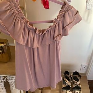 off the shoulder blouse